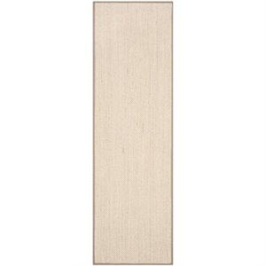 safavieh natural fiber 8' x 10' power loomed sisal rug