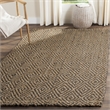 Safavieh Natural Fiber 4' X 6' Hand Woven Jute Rug in Natural and Gray
