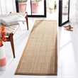 Safavieh Natural Fiber 2' X 12' Power Loomed Sisal Rug in Tan and Tan