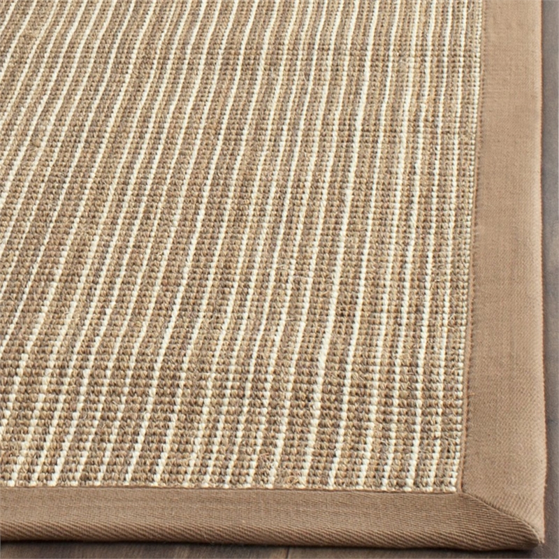 Safavieh Natural Fiber 2' X 12' Power Loomed Sisal Rug in Tan and Tan