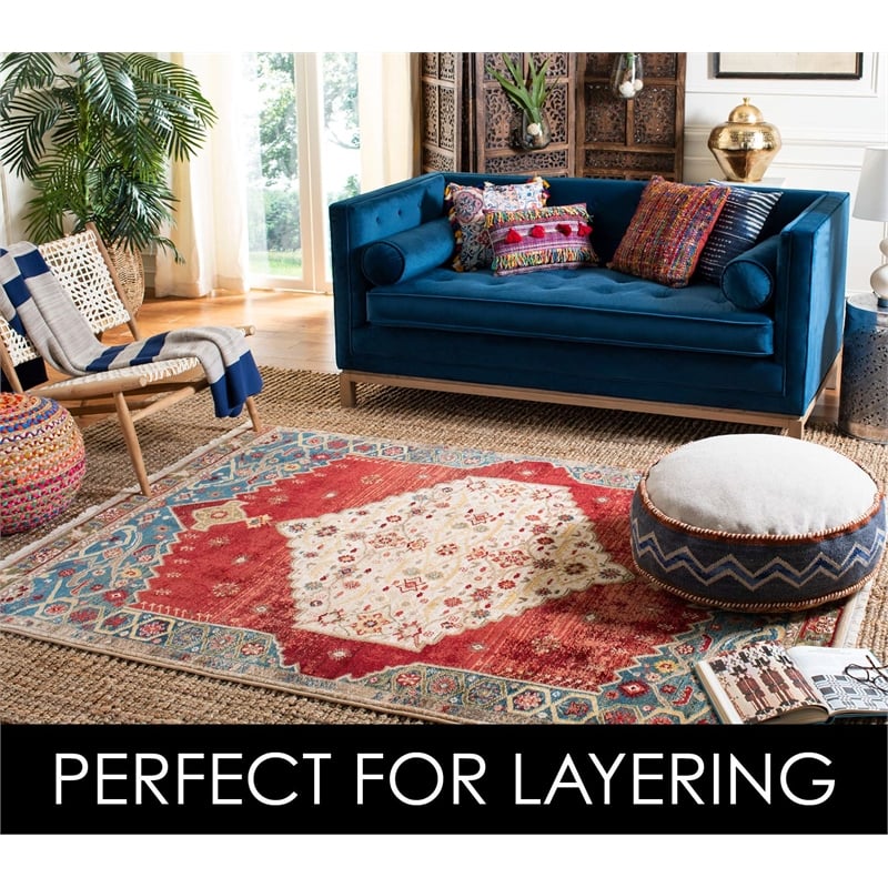 Safavieh Natural Fiber 7' Square Hand Woven Jute Rug in Natural