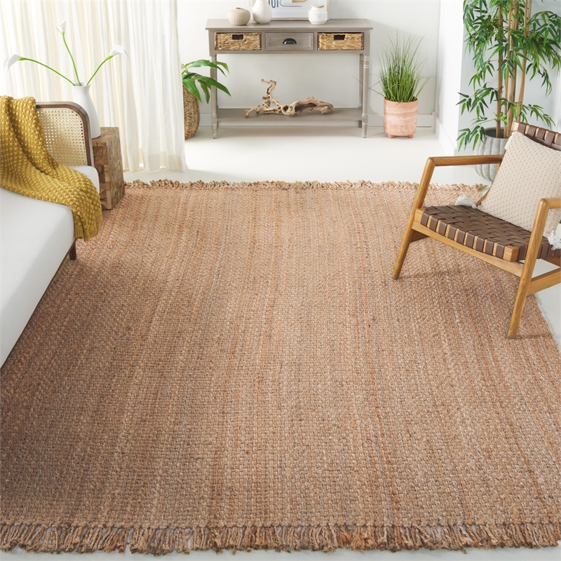 Safavieh Natural Fiber 11' X 15' Hand Woven Jute Rug in Natural