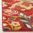 Safavieh Newbury 3' X 5' Power Loomed Rug in Red and Ivory