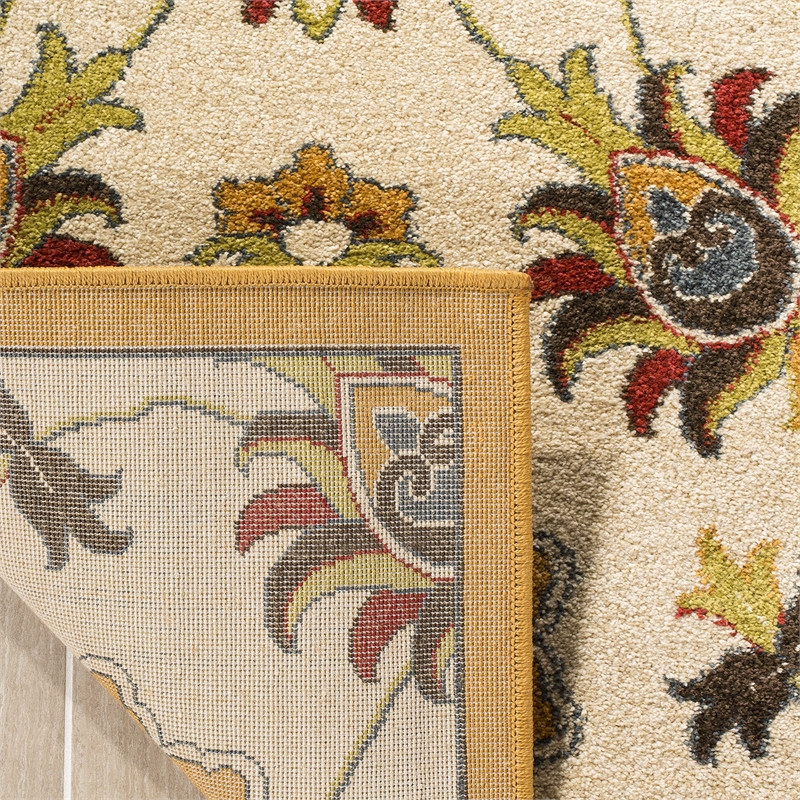 Safavieh Newbury 3' X 5' Power Loomed Rug in Ivory and Gold