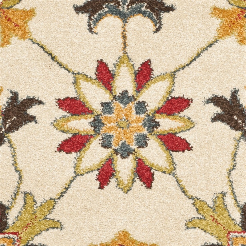 Safavieh Newbury 3' X 5' Power Loomed Rug in Ivory and Gold