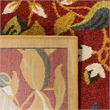 Safavieh Newbury 3' X 5' Power Loomed Rug in Red and Gold