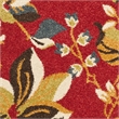 Safavieh Newbury 3' X 5' Power Loomed Rug in Red and Gold