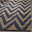 Safavieh Organica 3' X 5' Hand Knotted Jute Rug in Blue and Natural