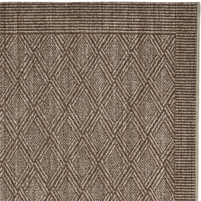 Safavieh Palm Beach 2' X 3' Power Loomed Sisal and Jute Rug in Silver