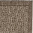 Safavieh Palm Beach 2' X 3' Power Loomed Sisal and Jute Rug in Silver