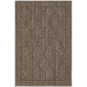 Safavieh Palm Beach 3' X 5' Power Loomed Sisal and Jute Rug in Silver