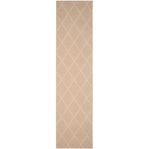 Safavieh Palm Beach 2' X 3' Hand Woven Jute and Ppmf Rug in Seagrass