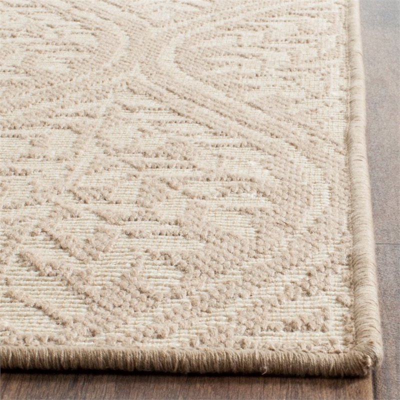 Safavieh Palm Beach 5' X 8' Hand Woven Rug in Sand and Natural