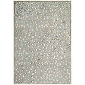 Safavieh Paradise 2'7&quot X 4' Power Loomed Rug in Cream and Spruce