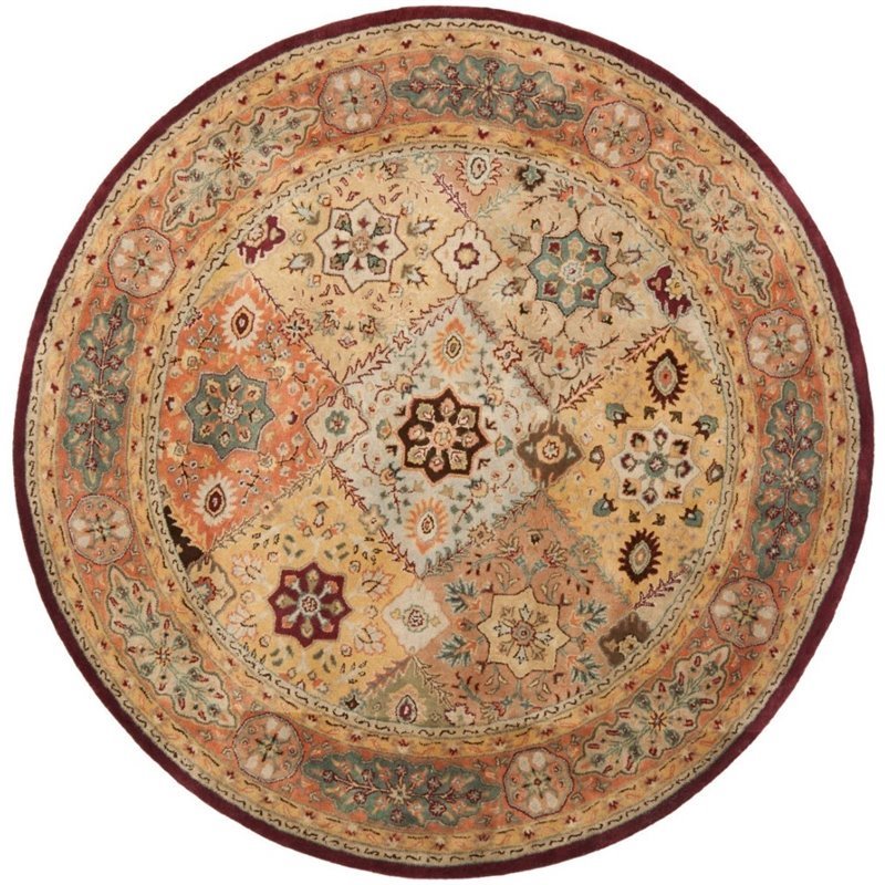 Safavieh Legend 8' Round Hand Tufted Wool Rug