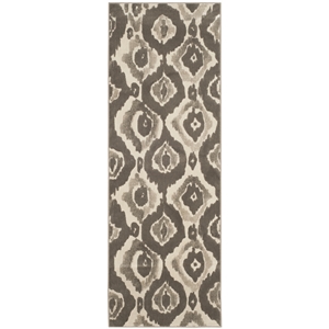Safavieh Porcello 2'-4&quot x 6'-7&quot Power Loomed Rug in Ivory / Dark Gray