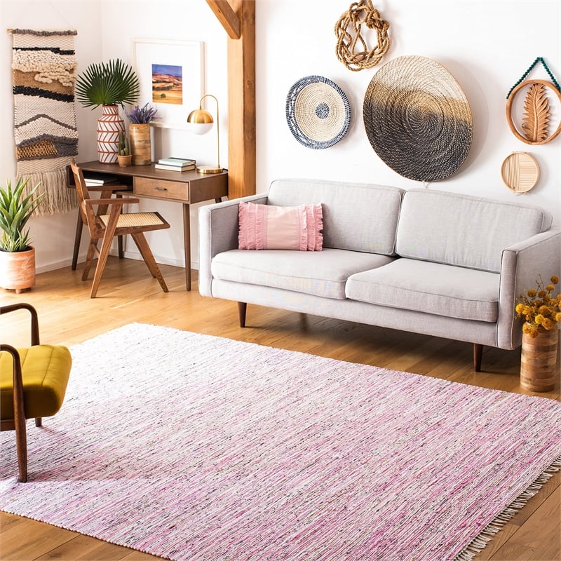 Safavieh Rag 2' X 3' Hand Woven Cotton Rug in Turquoise