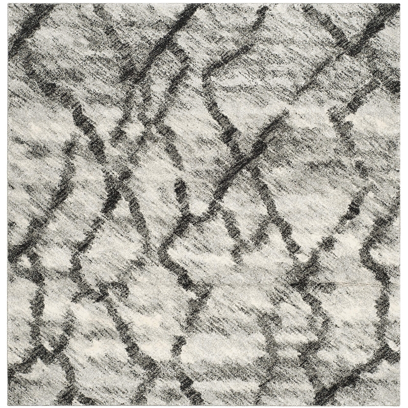 Safavieh Retro 6' Square Power Loomed Rug