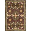 Safavieh Roslyn 5' X 8' Hand Hooked Wool Pile Rug in Sage and Ivory