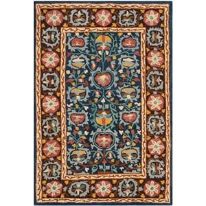 Safavieh Roslyn 8' X 10' Hand Hooked Wool Pile Rug in Blue