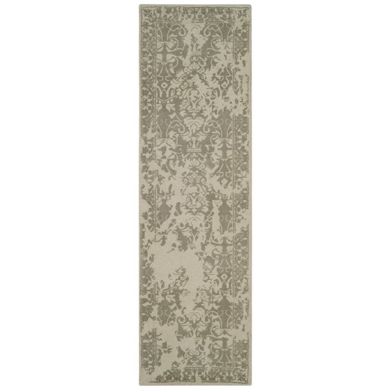 Safavieh Restoration Vintage 4' X 6' Handmade Wool Rug in Light Sage
