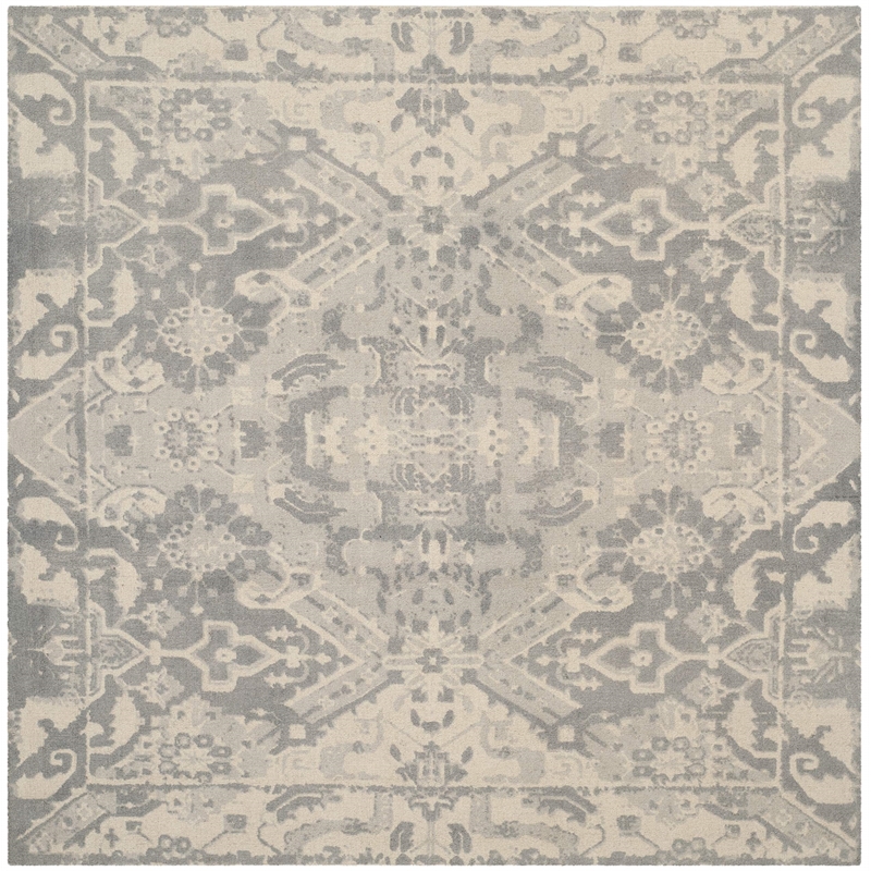 Safavieh Restoration Vintage 6' Square Handmade Wool Rug