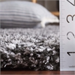 Safavieh South Beach Shag 8' X 10' Hand Tufted Rug in Steel Gray