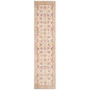 Safavieh Sevilla 4' X 5'7&quot Power Loomed Viscose Rug in Ivory