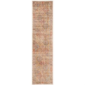 Safavieh Sevilla 4' X 5'7&quot Power Loomed Viscose Rug in Ivory