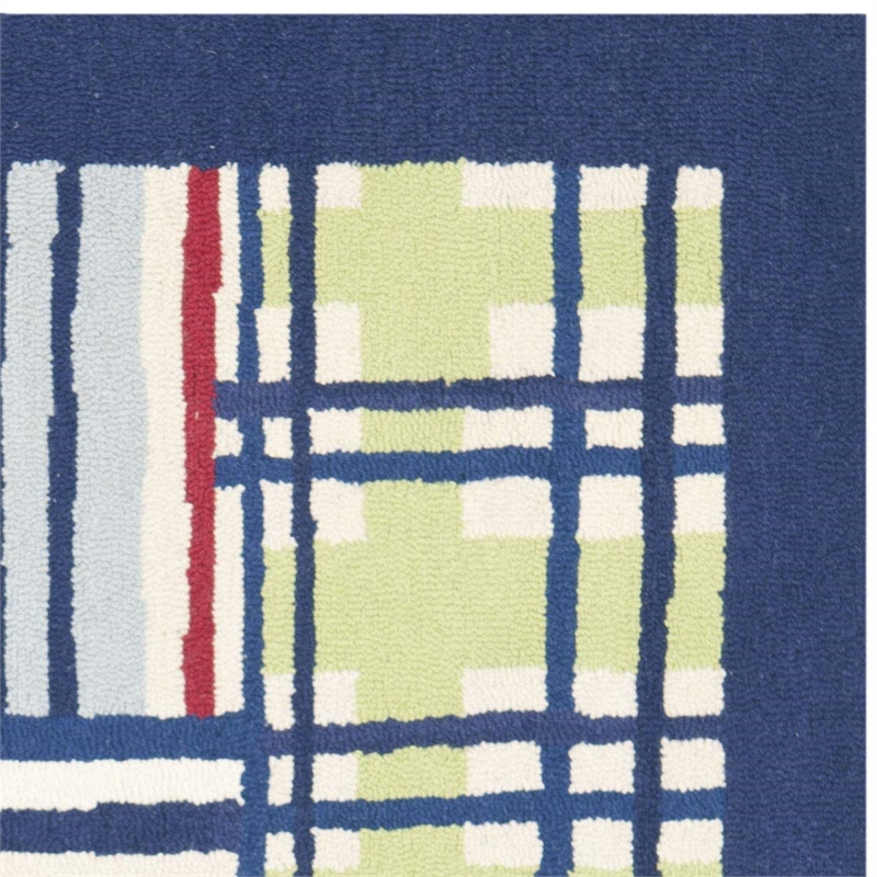 Safavieh 7' Square Hand Tufted Rug in Blue