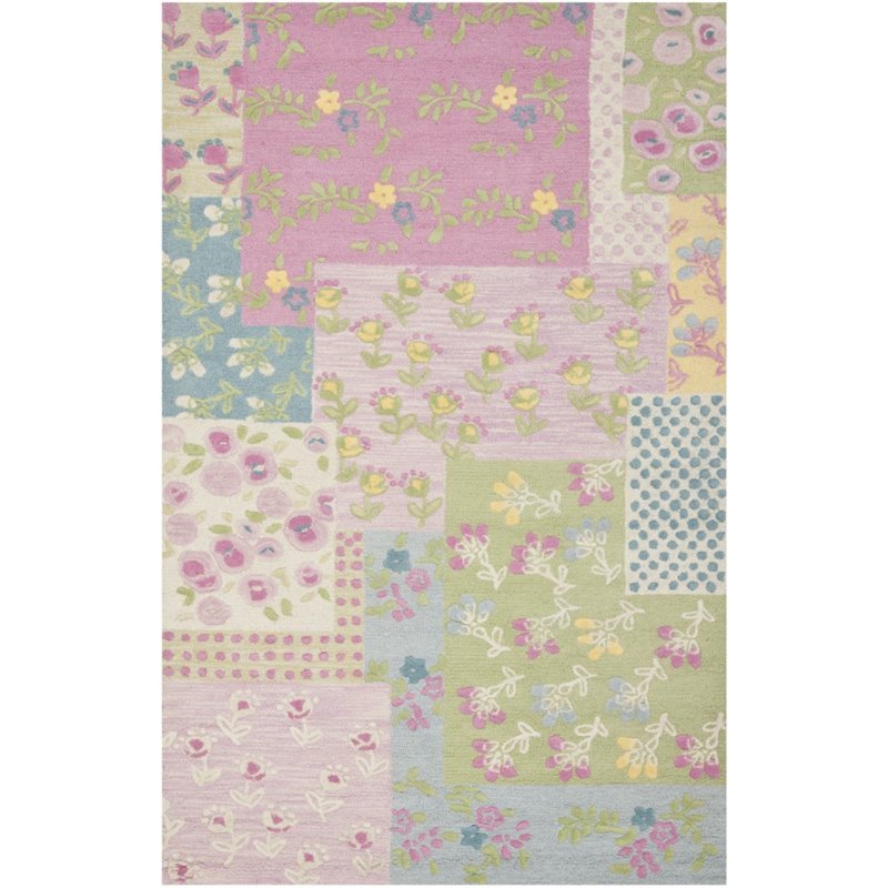 Safavieh 5' X 8' Hand Tufted Rug in Pink