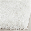 Safavieh California Shag 4' Square Power Loomed Rug in Red