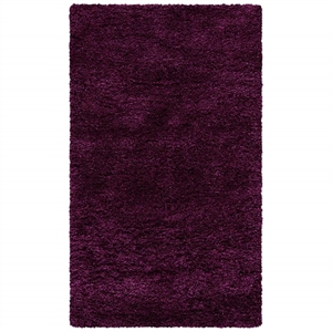 Safavieh California Shag 2'3&quot X 5' Power Loomed Rug in Purple
