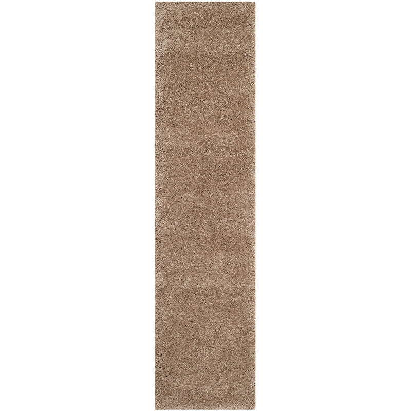 Safavieh Milan Shag 2' X 6' Power Loomed Rug in Purple