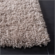 Safavieh Shag 9' Square Hand Tufted Acrylic Rug in Taupe
