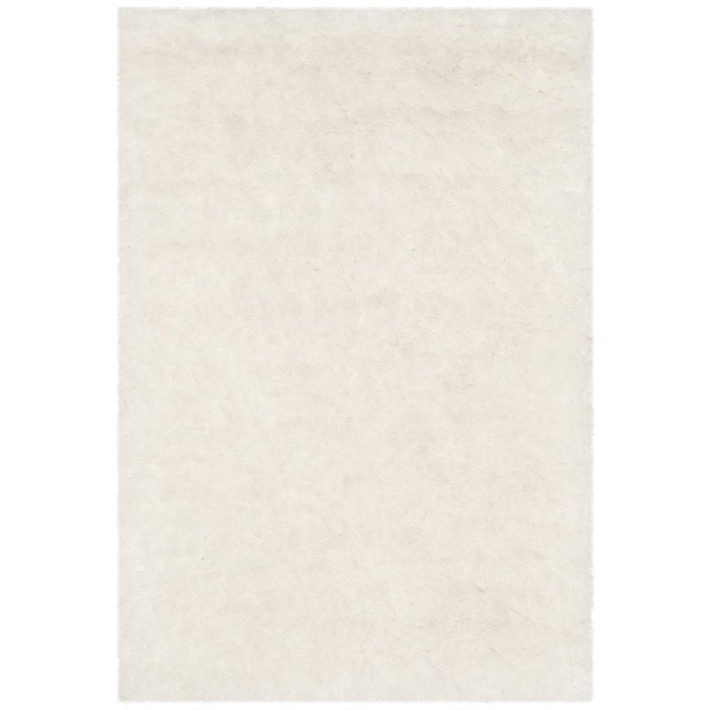 Safavieh Arctic Shag 4' X 6' Sheep Shaped Hand Tufted Rug in Ivory