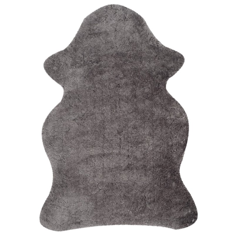 Safavieh Arctic Shag 5' X 7' Sheep Shaped Hand Tufted Rug in Gray