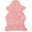 Safavieh Arctic Shag 5' X 7' Sheep Shaped Hand Tufted Rug in Pink