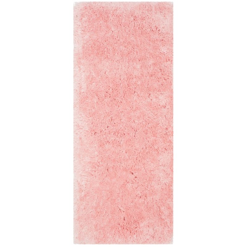 Safavieh Arctic Shag 5' X 7' Sheep Shaped Hand Tufted Rug in Pink