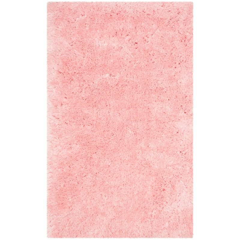 Safavieh Arctic Shag 5' X 7' Sheep Shaped Hand Tufted Rug in Pink