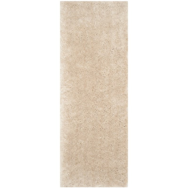 Safavieh Arctic Shag 3' X 5' Sheep Shaped Hand Tufted Rug in Beige