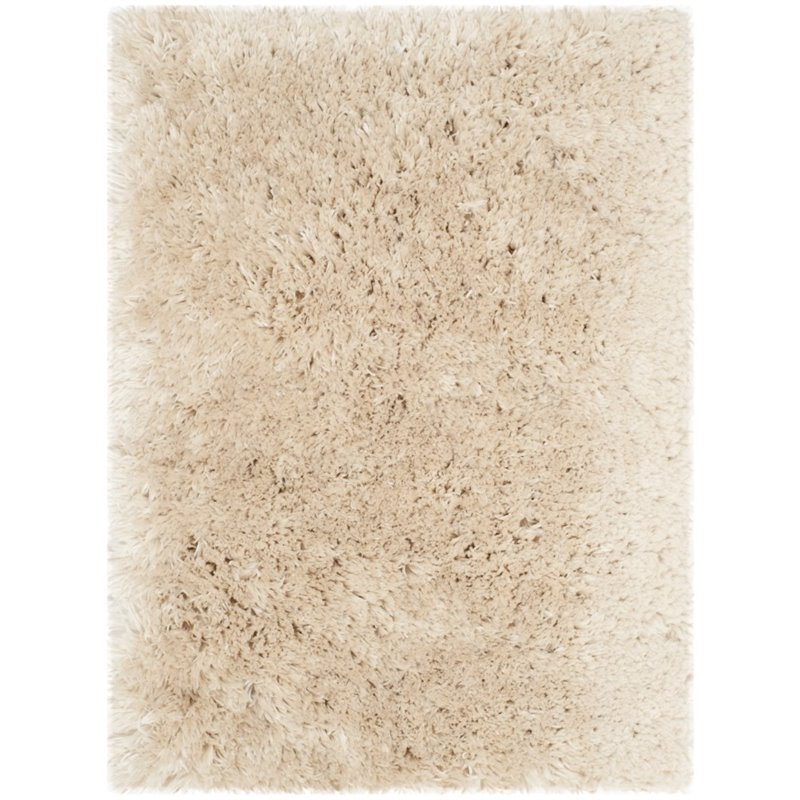 Safavieh Arctic Shag 3' X 5' Sheep Shaped Hand Tufted Rug in Beige