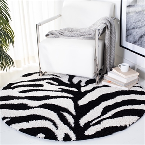 Safavieh Florida Shag 5' Round Power Loomed Rug