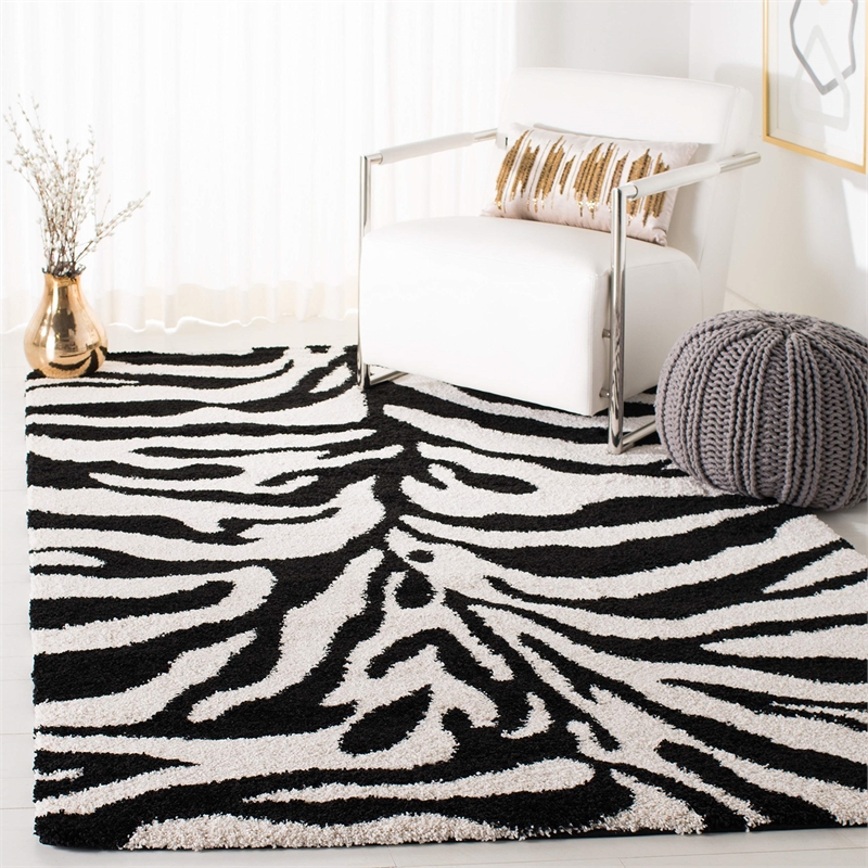 Safavieh Florida Shag 5' Square Power Loomed Rug