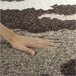 Safavieh Florida Shag 4' Round Power Loomed Rug in Beige