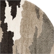Safavieh Florida Shag 4' Round Power Loomed Rug in Beige