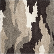 Safavieh Florida Shag 5' Square Power Loomed Rug in Beige