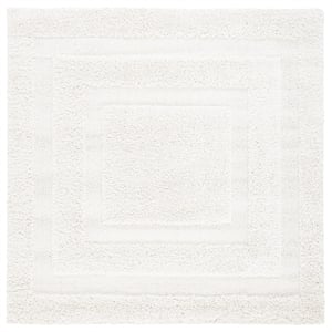 safavieh florida shag 5' square power loomed rug
