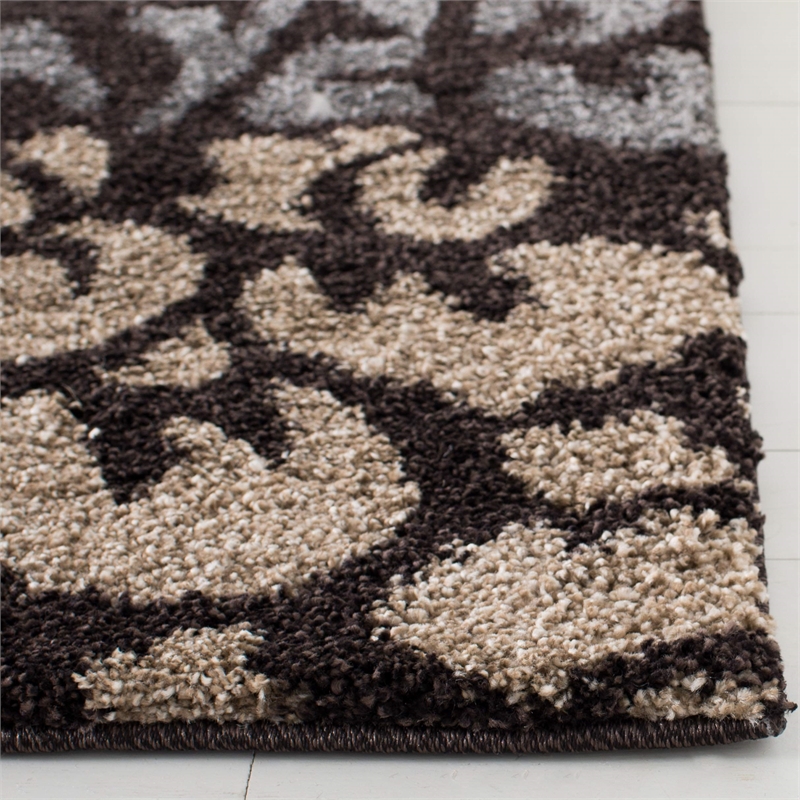 Safavieh Florida Shag 4' Square Power Loomed Rug