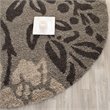 Safavieh Florida Shag 5' Round Power Loomed Rug